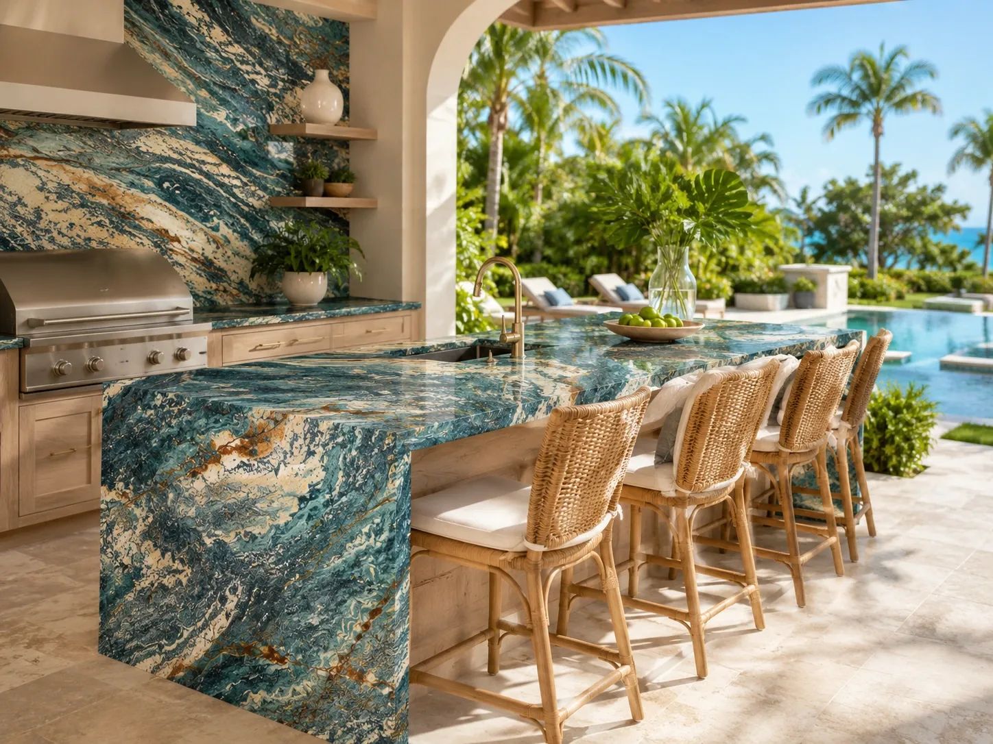 Azul Do Mar Quartzite — Outdoor Inspiration
