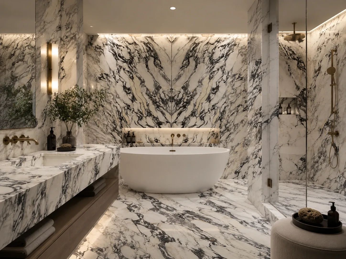 Calacatta Viola Marble — Bathroom Inspiration