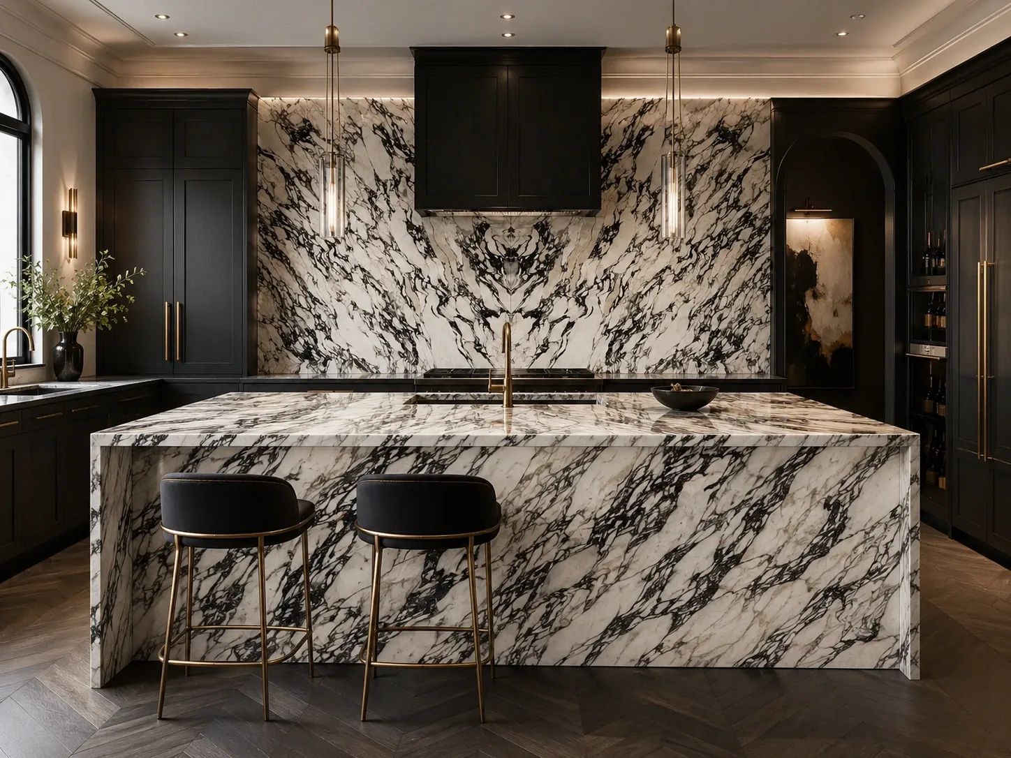 Calacatta Viola Marble — Kitchen Inspiration