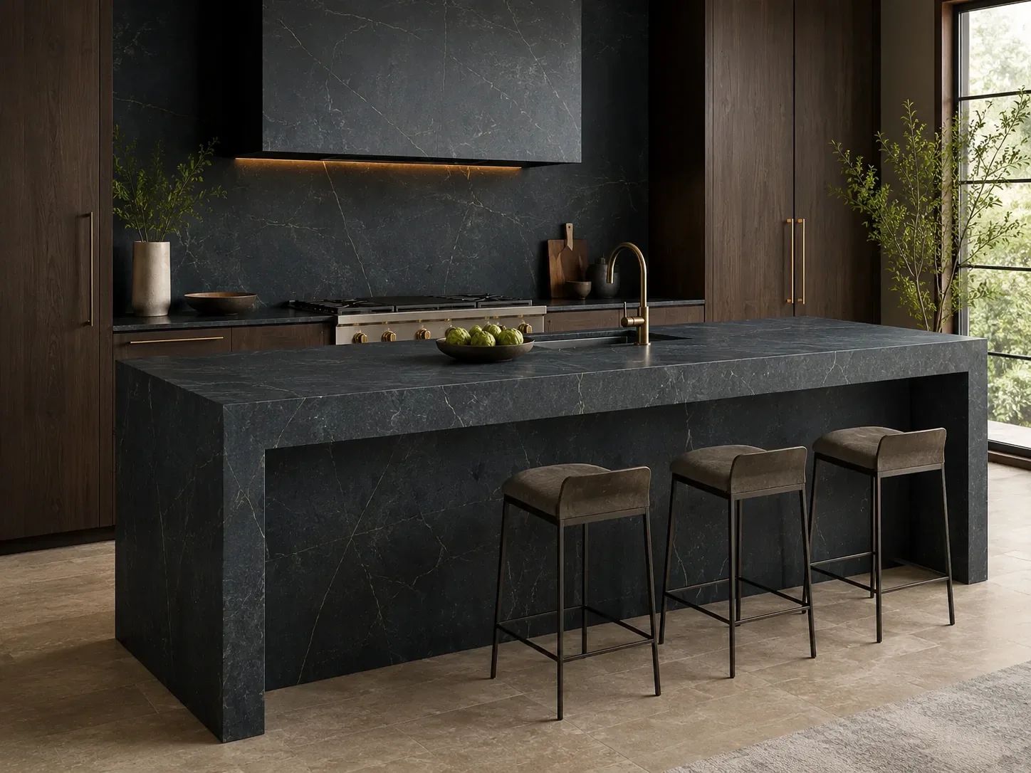Black Soapstone — Kitchen Inspiration