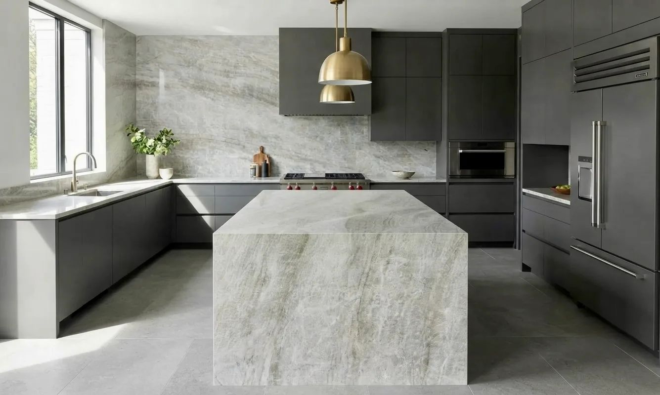 Taj Mahal Quartzite — Kitchen Inspiration