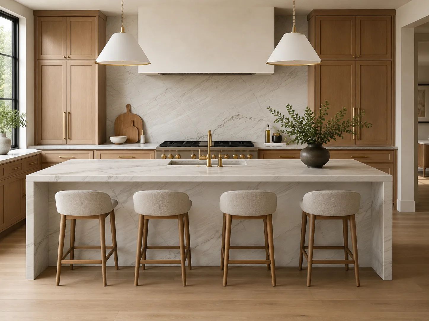 Sea Pearl Quartzite — Kitchen Inspiration
