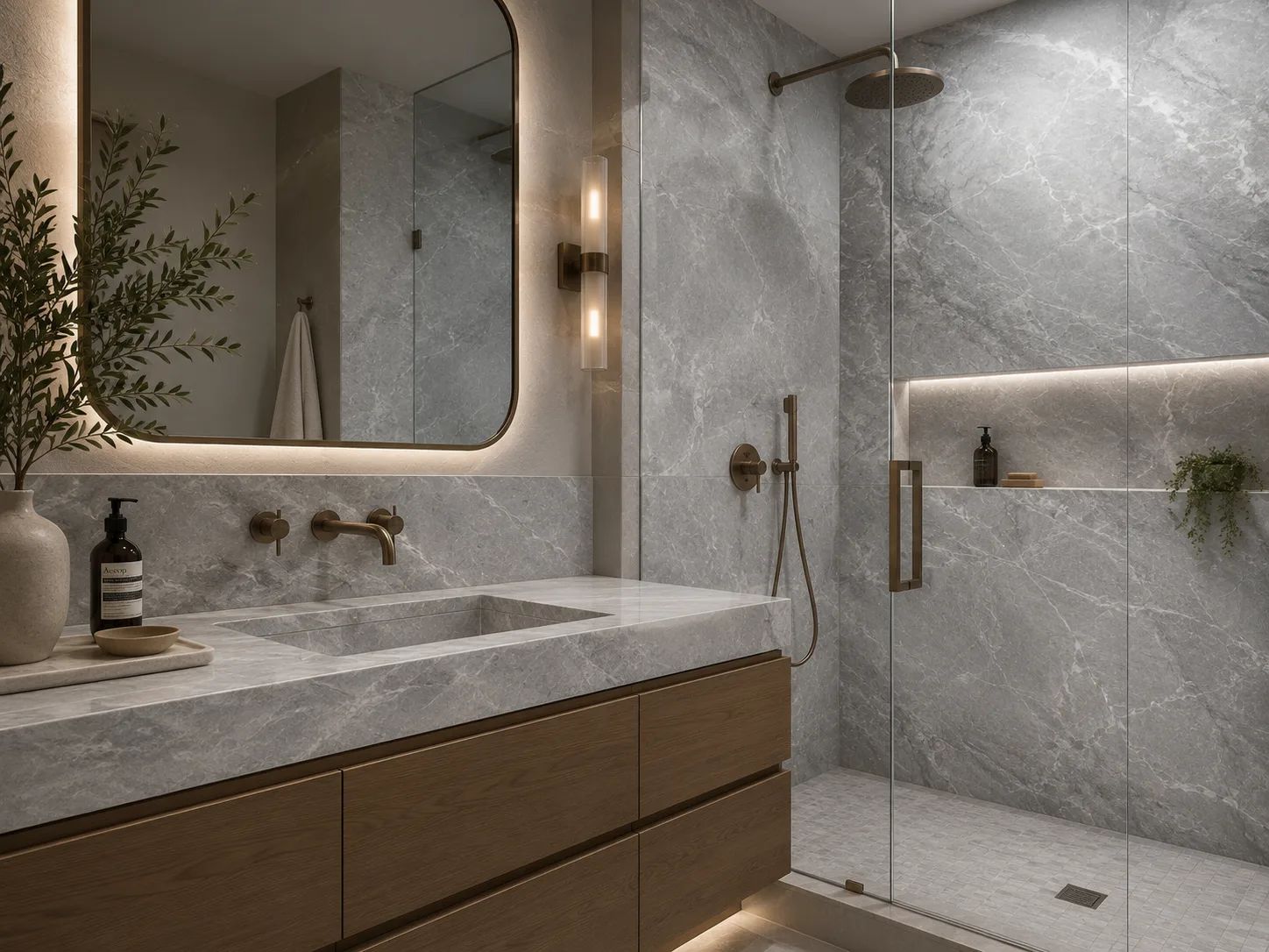 Blue De Savoie Marble — Bathroom Inspiration