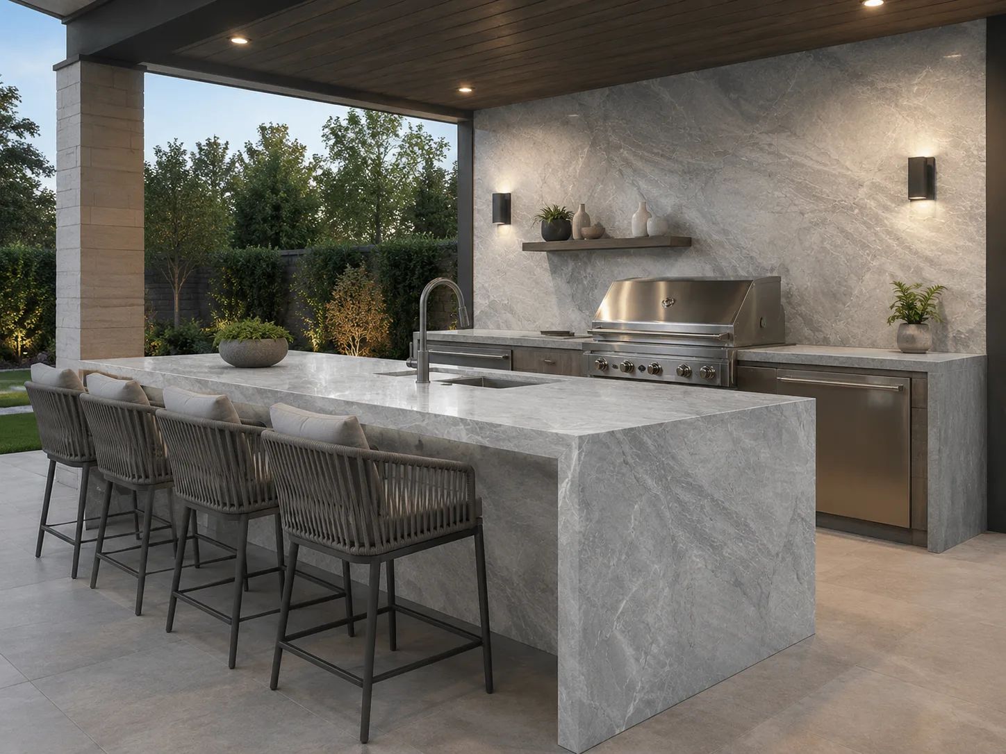 Blue De Savoie Marble — Outdoor Inspiration