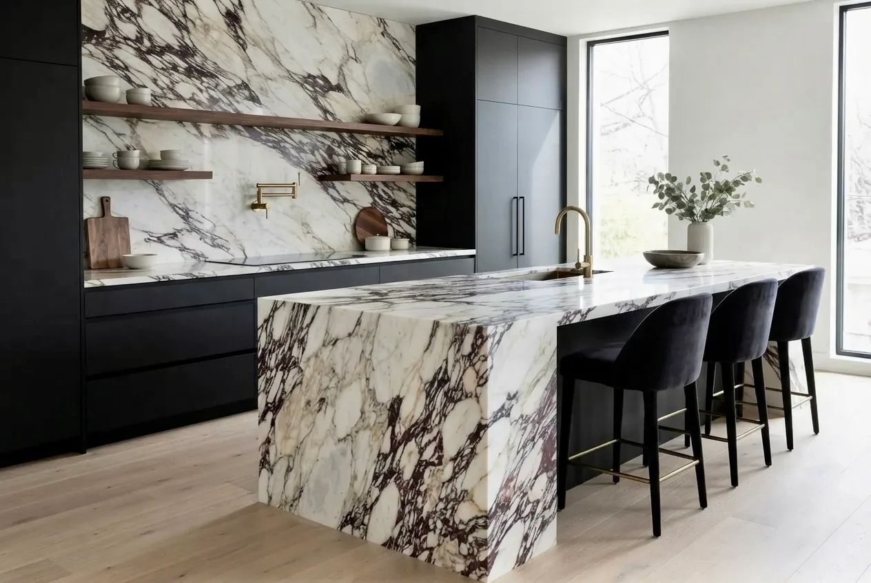 Calacatta Viola Italia Marble — Kitchen Inspiration
